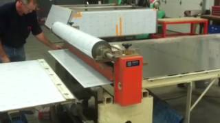 AWI Manufacturing Applying PVC Protective Film to Stainless [upl. by Atikahc]