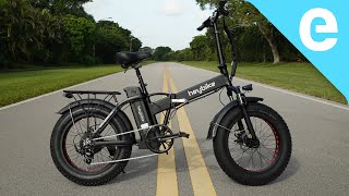 Riding the HeyBike Mars folding fat tire ebike Sponsored [upl. by Acinnod932]