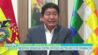 MINISTRO PRESENTA DENUNCIA CONTRA DIPUTADO HECTOR ARCE [upl. by Hillie462]