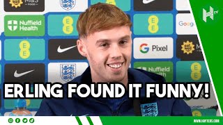 Erling found it FUNNY  Cole Palmer BRILLIANT on invading Man City team talk [upl. by Krid593]