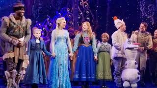 Frozen The Musical London Theatre Royal Drury Lane Samantha Barks Laura Dawkes Disney LGBTQ Charity [upl. by Allimac]