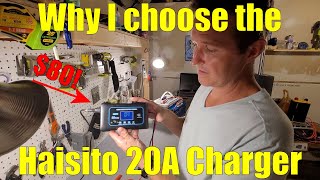 Charging 12v AND 24v Lifepo4 Batteries with the Haisito 1224v Battery Charger So Nice [upl. by Adehsar]