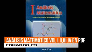 ANÁLISIS MATEMÁTICO IIIIIIIV  SOLUCIONARIO EDUARDO ESPINOZA RAMOS [upl. by Oemac]