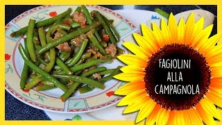 Fagiolini alla campagnola ricetta facile [upl. by Suoivart]