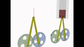 Gear and linkage mechanism 1 [upl. by Derwood139]