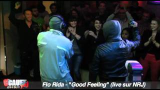 Flo Rida  Good feelin  Live  CCauet sur NRJ [upl. by Clerk]