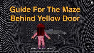 Cheese Escape Roblox CheeseEscape  How to Get Grey Key  Yellow Door Maze Map Find 6 Buttons [upl. by Ahsirek]