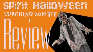 Spirit Halloween 2014 Lurching Zombie Animatronic Review [upl. by Stedman366]