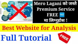 FREE Service like merolagani data analytics  mero lagani को जस्तै service free मा यसरी पाउने [upl. by Nhguav909]