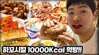 하꼬시절 10000Kcal 폭식 먹방 [upl. by Hultin826]