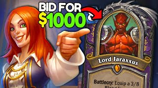 Hearthstone But It’s An Auction [upl. by Iharas]