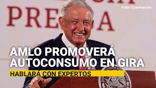 AMLO anuncia gira para promover el autoconsumo cuando regrese de Centroamérica [upl. by Fricke989]