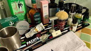 Clubman Pinaud Soap preshave oil finest poster  Tatara Masamune razor with Tatara Blades  Oumo [upl. by Anehsuc]