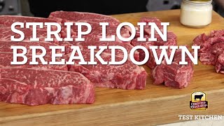 Strip Loin Breakdown Tutorial [upl. by Ygiaf295]