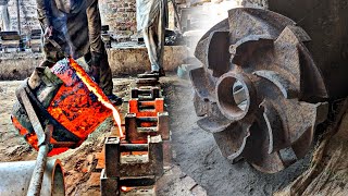 Amazing Casting of Impeller with Sand Molding Watch the Complete Process Unfold [upl. by Nytram]