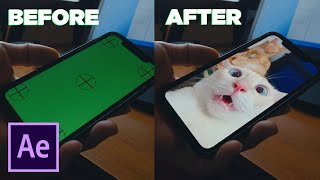 Replace screens in After Effects like a Pro  Mocha Tracking Tutorial 2023 [upl. by Giustino945]