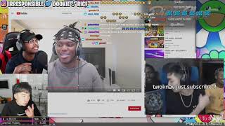 ImDontai Reacts To Ricegums Response To KSI [upl. by Omor950]