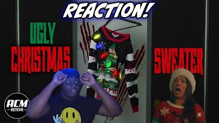 Ugly Christmas Sweater  Short Horror Film REACTION acmofficial scary shorthorrorstories fyp [upl. by Bevers]