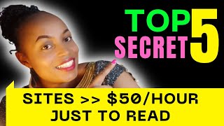 Get Paid To Read Audible Books 5 SECRET WEBSITES Where You Get Paid To Read And Review Books [upl. by Thielen]