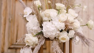 Wedding Floral Arrangements  Dried and Fresh Flowers  Wedding Decorations [upl. by Liberati]