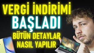 Öğrenci Vergi İndirimi BAŞLADI  TÜM AYRINTILAR Telefon  Laptop  Tablet [upl. by Maillliw]