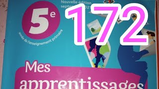 Communication et actes de langagepage 172mes apprentissage en français 5 AEP [upl. by Katine]