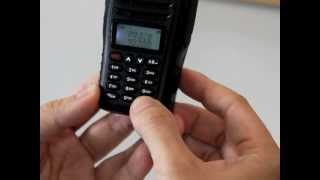 Baofeng UVB5 VHFUHF Dual Band Radio Unboxing [upl. by Rabiah52]