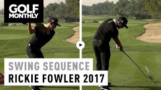 2017 Rickie Fowler Swing Sequence  Golf Monthly [upl. by Neeneg]