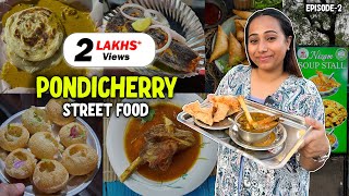 Must Try Street Food in Pondicherry  Porotha BBQ Seer Fish Mutton Soup amp more  Episode2 [upl. by Nnuahs815]