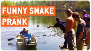 Funny Snake Prank  quotSnakes On a Boatquot [upl. by O'Grady230]