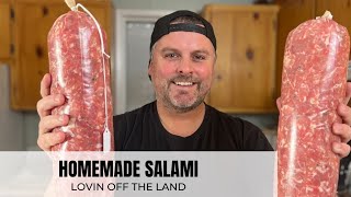 MAKE YOUR OWN SALAMI  ITS EASY [upl. by Ilana]