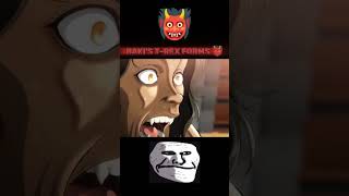 Baki 👹 vs pickle 🥒 baki hanma viral shorts bakihanma fyp anime trending [upl. by Annaesor]