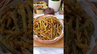 Kurkuri Bhindi Recipe😍 Crispy Okra Fry shorts bhindi trending snacks [upl. by Onibas633]