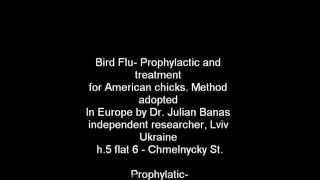 Bird Flu Treatment Julian Banas [upl. by Duval]