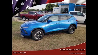 2025 Chevy Blazer – AWD 3LT in Rip Tide Blue Metallic – with Kent Otott [upl. by Iteerp]