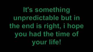 anastacia one day in your life with lyrics wmv [upl. by Ydnim]