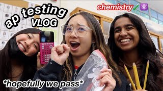 AP TESTING VLOG ap chemistry  sophomore in high school [upl. by Hutchinson]