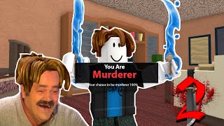 ROBLOX Murder Mystery 2 FUNNY MOMENTS TIP [upl. by Harley]