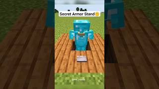 Secret Armor Stand Swapper in Minecraft 🤫😱⚒️ shorts [upl. by Adnuhsed]