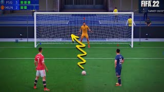 🔥MESSI VS RONALDO 🔥 MANCHESTER UNITED VS PSG 😱 PENALTY SHOOTOUT  FIFA 22 PS4 [upl. by Stanley]