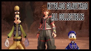 Kingdom Hearts 3 Keyblade Graveyard amp The Final World All Collectibles KH3 Treasures [upl. by Rosalynd364]