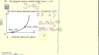 Solving Proportionality Questions Involving Exponential Graphs [upl. by Pansy]