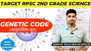 Genetic Code आनुवांशिक कूट  For rpsc2ndgrade2024 rpsc1stgrade 2ndgradescience Mudgalbiology [upl. by Michigan]