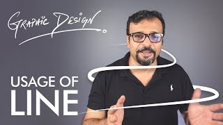 Visual Element LINE  Graphic Design Theory Class 2 Urdu  Hindi [upl. by Anilorac]