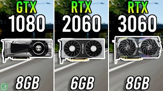 GTX 1080 vs RTX 2060 vs RTX 3060  Tested in 2023 [upl. by Aicirtel]