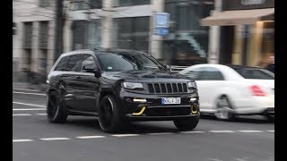 64L V8Hemi  Jeep Grand Cherokee SRT  Driving in düsseldorf [upl. by Airamesor]