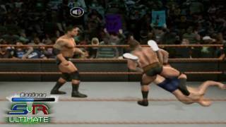 Smackdown Vs Raw 2009 Online  Batista vs Randy Orton vs Kurt CAW 12  PS3 [upl. by Rubma]