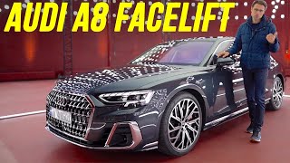 Audi A8 facelift 2022 REVIEW A8 L 40 V8  update for Audi’s luxury class [upl. by Elinor876]