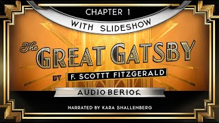 The Great Gatsby Chapter 1  Audiobook  Scott Fitzgerald  FHD Slideshow Visual  Kara Shallenberg [upl. by Buskus17]