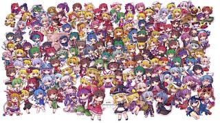 Touhou Project All Characters 2021 Reuploaded [upl. by Uriia]